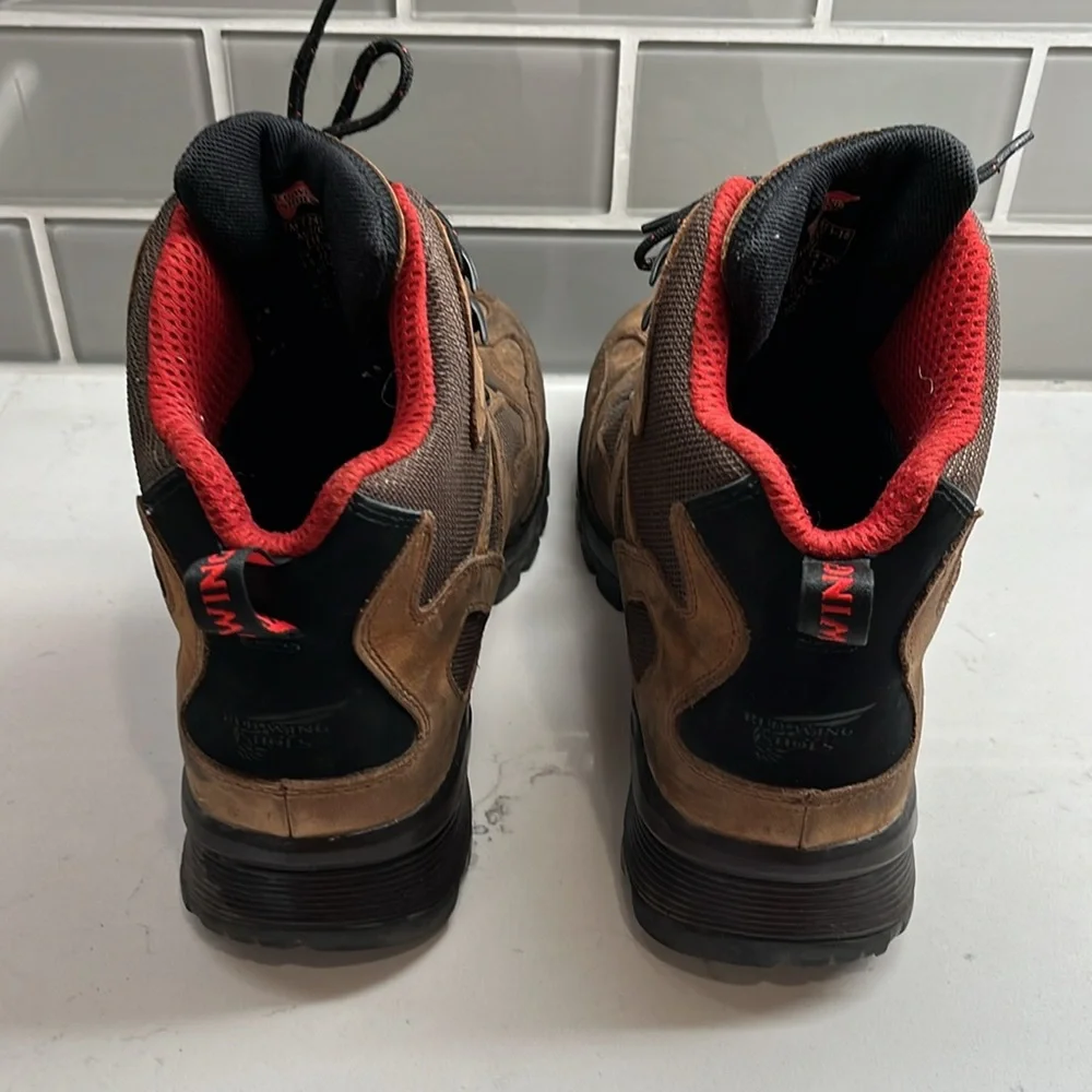Red Wing 6674 Truhiker Hiking Boots WaterProof ‎ Aluminum Toe Men Size 9.5 D
